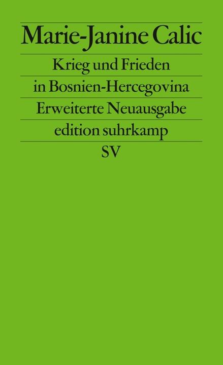 Produktbild Der Krieg in Bosnien-Hercegovina (Deutsch, Marie-Janine Calic, 1995)