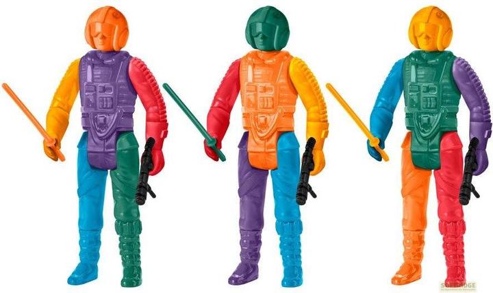 Actual product image Hasbro Star Wars Retro Collection 9.5 cm tall multi-coloured Luke Skywalker (Snowspeeder) prototype figure