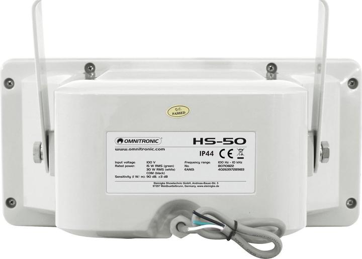 Produktbild Omnitronic Hs-50 (Aktiv, 1x 30 W)