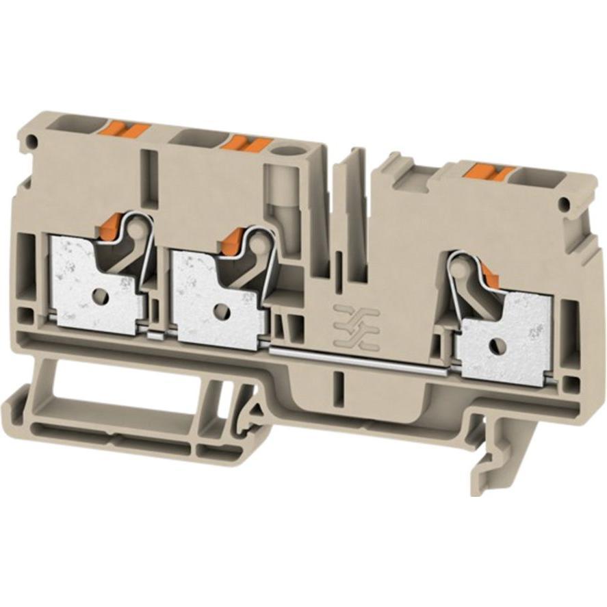 Weidmüller Reihenklemme 0,5-2,5qmm 1Etage 3kl bg 1991820000, Elektronikzubehör + Gehäuse, Beige