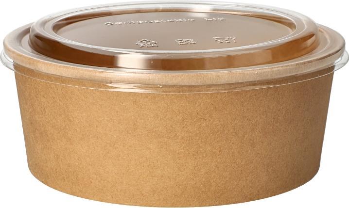 Actual product image Papstar Lids for salad bowls (50 x)