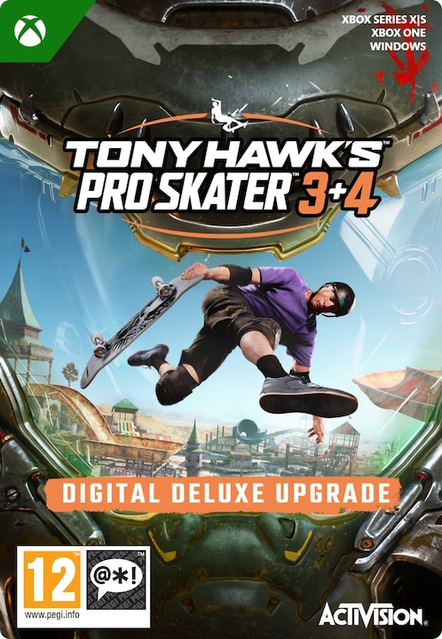 Produktbild Microsoft Xbox Tony Hawks Pro Skater 3 + 4 - Digital Deluxe Upgrade Download Code (Windows)