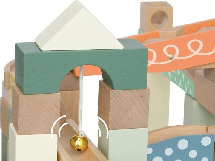 Produktbild Classic World Murmelbahn-Bauset aus Holz, 62-teilig.