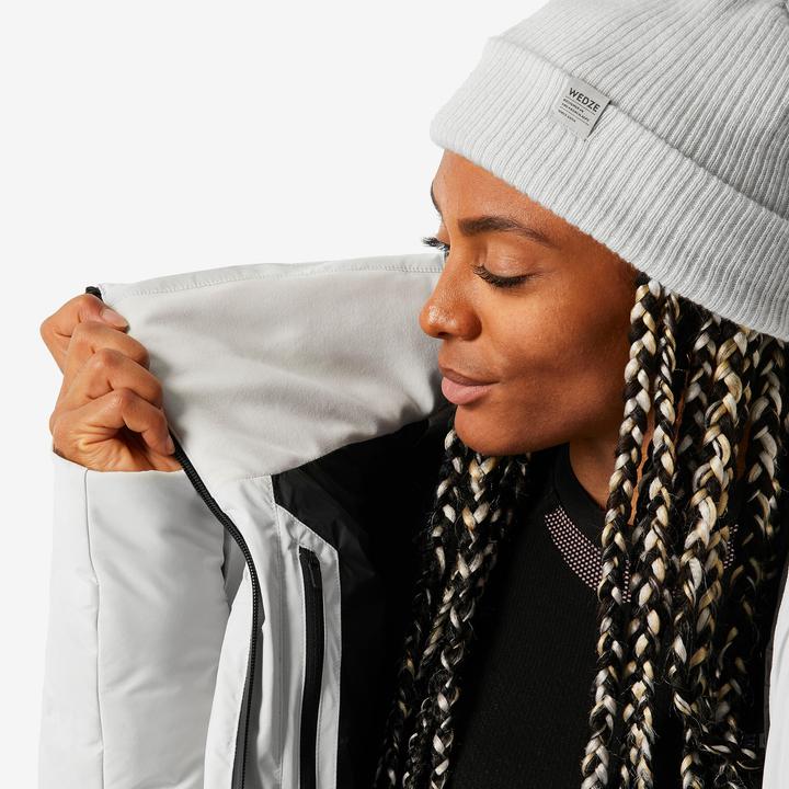 Produktbild Wedze Skijacke Damen wattiert warm wasserdicht - 900 beige (S)