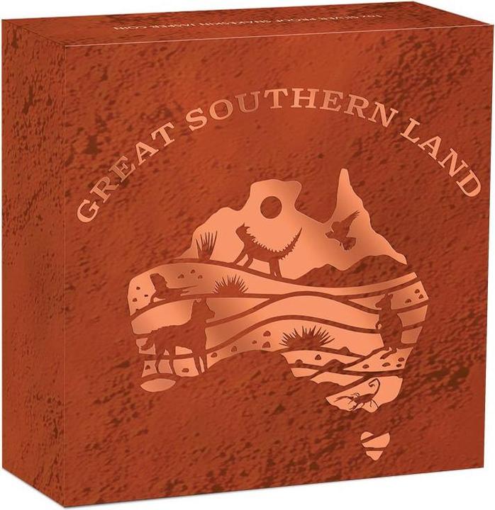 Actual product image The Perth Mint Silber Great Southern Land 1 oz PP - Snakeskin-Jaspis-Münze (1.00, 2025)