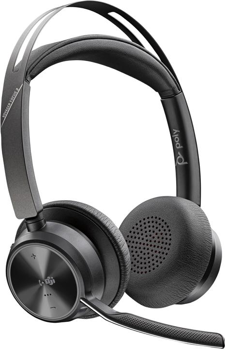 Poly Headset Voyager Focus 2 MS (Wireless, Cable, USB-A)