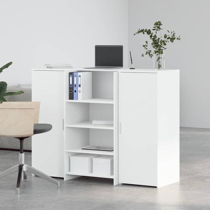 Immagine prodotto VidaXL Banco reception Bianco 135x50x103,5 cm Banco reception in legno