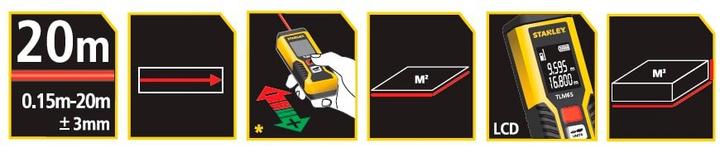 Actual product image Stanley Laser Measurement TLM 65 - 20M (20 m, 635 nm)