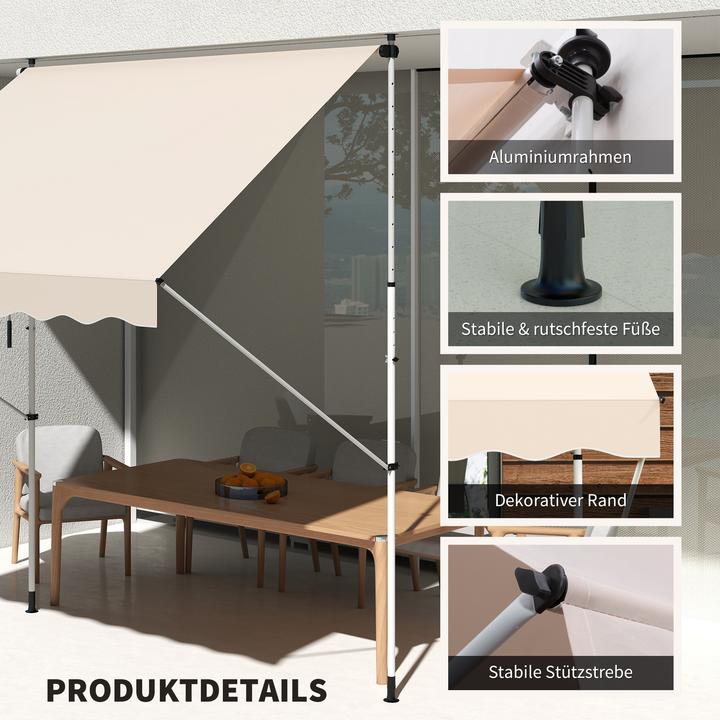 Actual product image Outsunny Balcony awning (3 m)