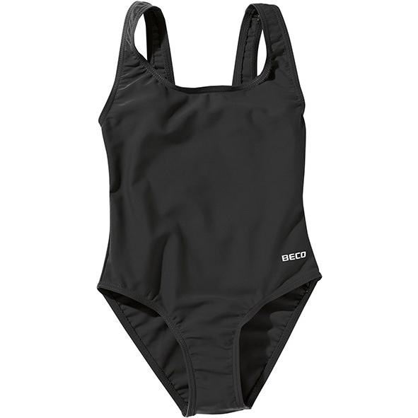 Beco, Mädchen, Badeanzug, Badeanzug Mädchen schwarz 152, Schwarz, (152)