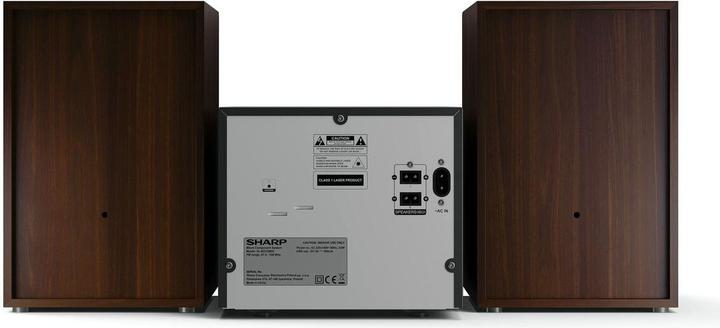 Productafbeelding Sharp XL-B512(BR) Home Stereo Systeem Home Audio Microsysteem (Bluetooth, CD Speler, 2x 22 W)