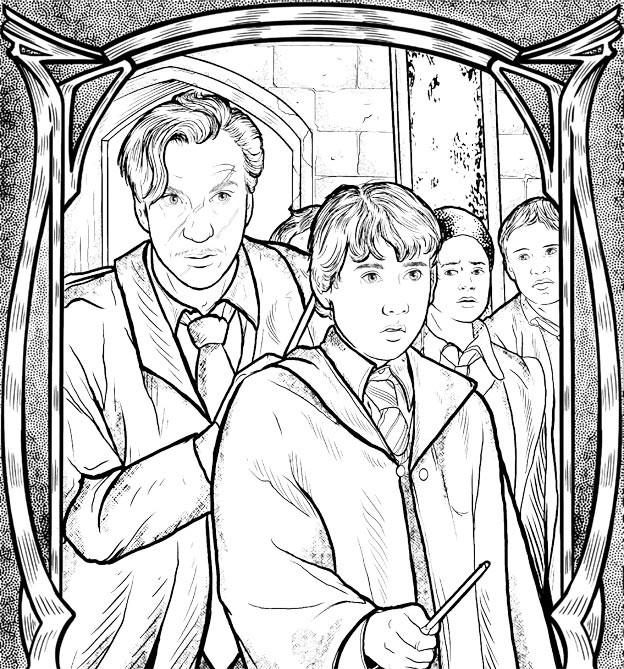 Actual product image Harry Potter - Magical Colouring World