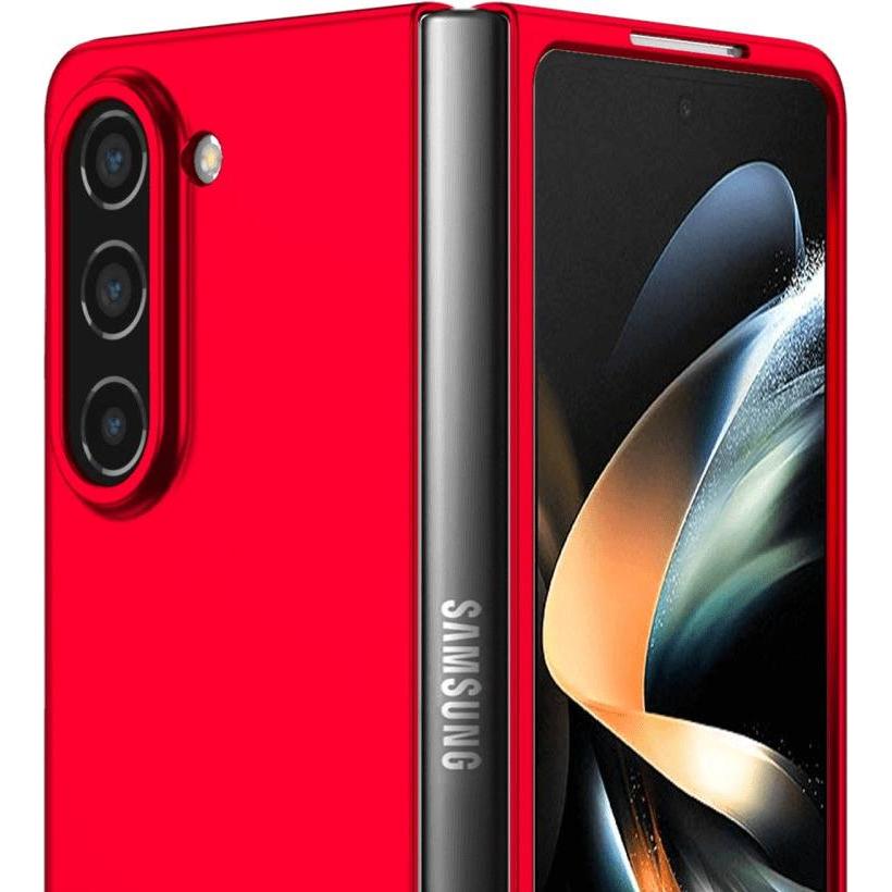 Thumbnail - Cover-Discount Galaxy Z Fold5 - Full Protection Schutzhülle rot (Samsung Galaxy Z Fold5), Smartphone Hülle, Rot