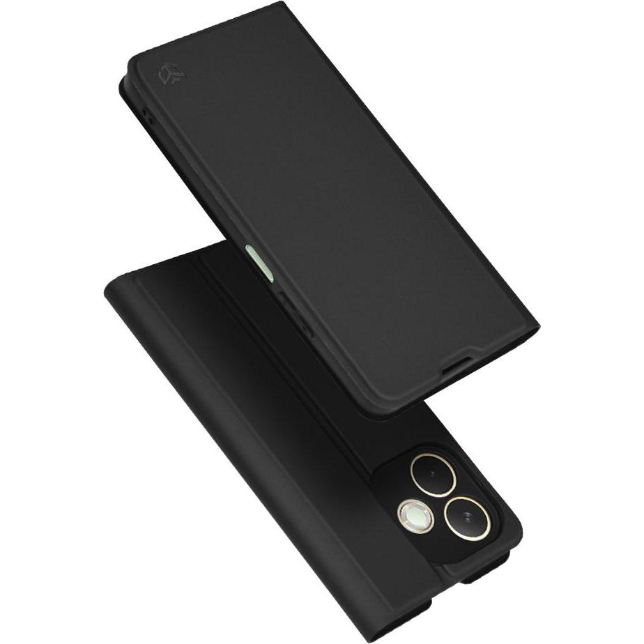 Techsuit - Magskin Book - Oppo A5 Pro 4G / A5 Pro 5G - Black (Oppo A5 Pro), Cover smartphone, Nero