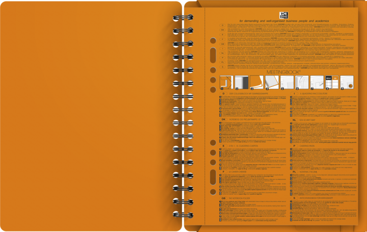 Produktbild Oxford Meetingbook (A5+, Liniert, Weicher Einband)