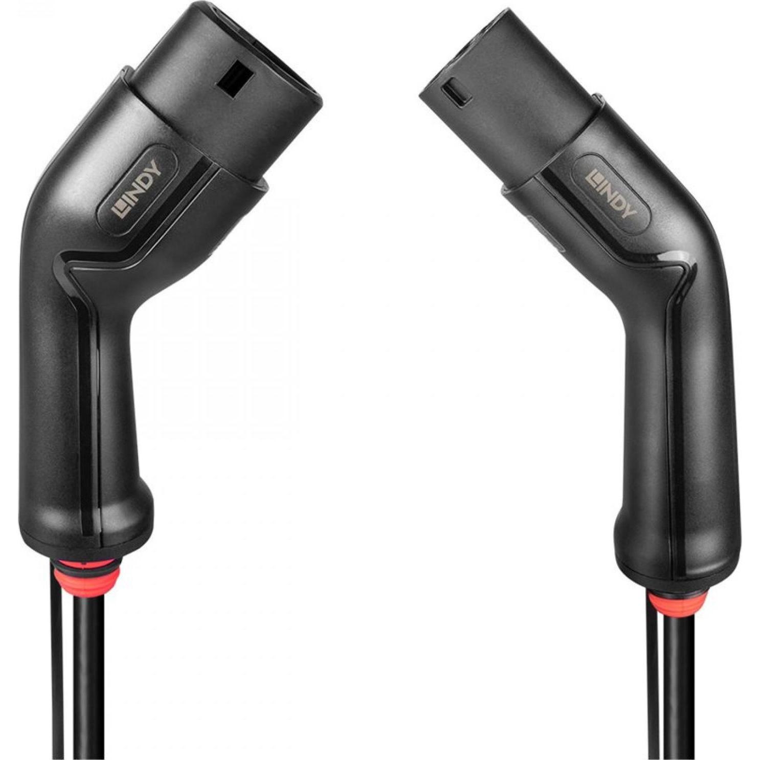 Lindy, Elektroauto Ladekabel, Typ 2 an Typ 2 Autoladekabel 22kW 32A, 7m (Typ 2, 22000 kW, 32 A, 7 m)