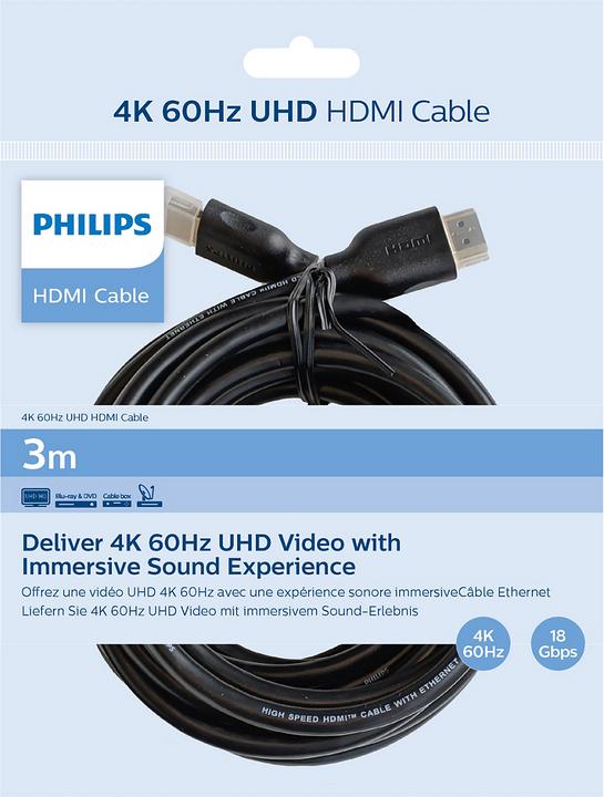 Produktbild Philips CABLE HDMI 3M SWV5531/00 (3 m, HDMI)