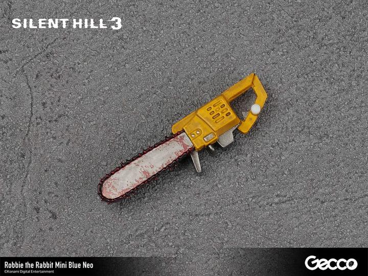 Actual product image Gecco Silent Hill 3 Mini Action Figure Robbie the Rabbit Mini Blue Neo Version 10 cm