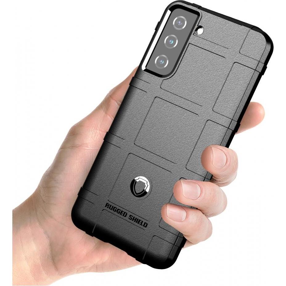 Thumbnail - Screenguard Samsung Galaxy S21 Rugged Shield Hülle (Samsung Galaxy S21+), Smartphone Hülle, Schwarz