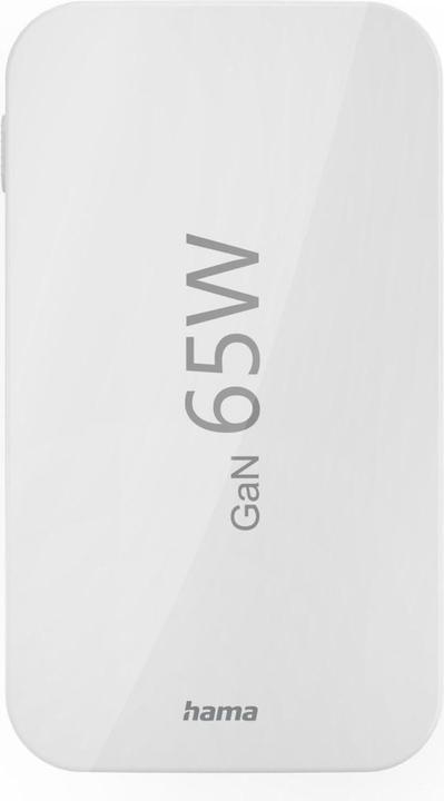 Immagine prodotto Hama Schnellladegerät, 2x USB-C, 1x USB-A, flaches Mini-Ladegerät, PD, 65 W, WS (65 W, 3 porte)