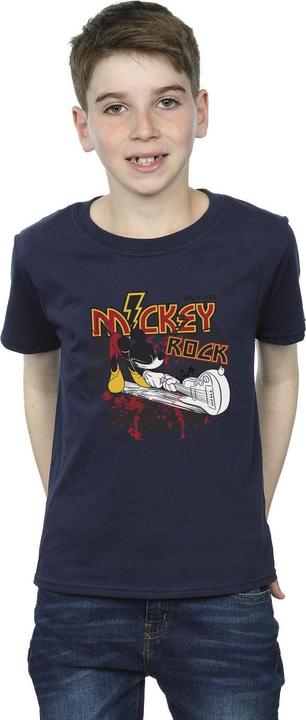 Image du produit Disney - T-shirt MICKEY MOUSE SMASH GUITAR ROCK - Garçon (128)