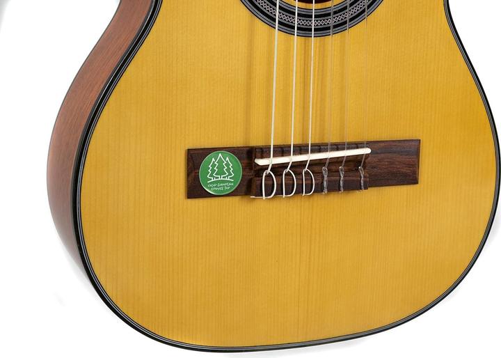 Actual product image Gewa Student Classical Guitar with Solid Top and Water-Based Finish (Classical guitar, Bridge: Teak, Fingerboard: Teak, Soil: Okoume, Top: Spruce)