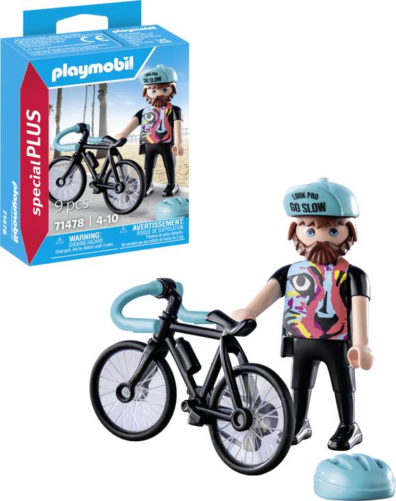 Immagine prodotto Playmobil Ciclista da corsa Paul (71478, Playmobil Special Plus)