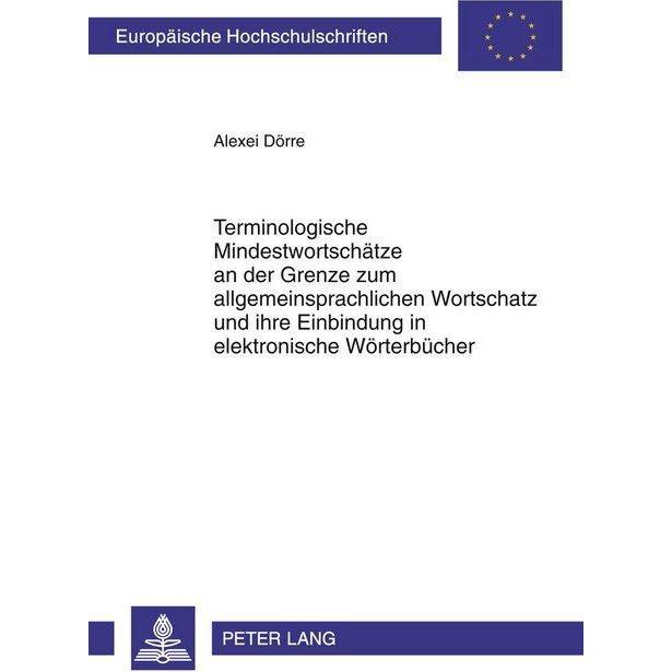 Terminologische Mindestwortschätze an der Grenze zum allgemeinsprachlichen Wortschatz und ihre Einbi, Fachbücher von Ale...