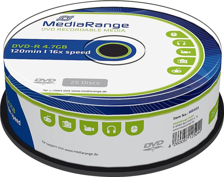 Image du produit MediaRange Cd-R (50x)