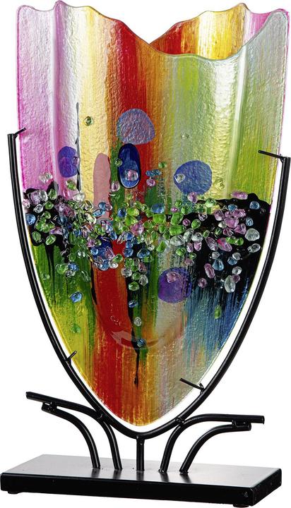 Gelb, Pink und Blau, Orange, Rot