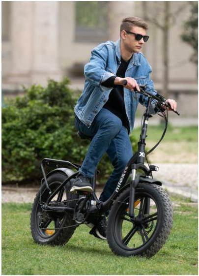 Actual product image Nilox X9 Black E-Bike 36v13ah (45 cm)