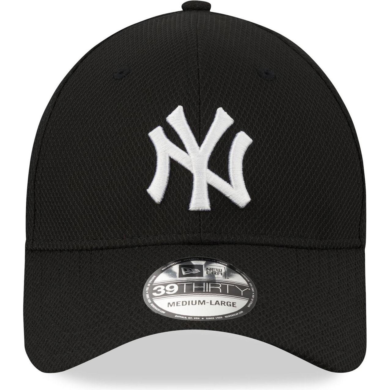 Thumbnail - New Era, Herren, Cap, 39Thirty Cap, Schwarz, Weiss, (S, M)