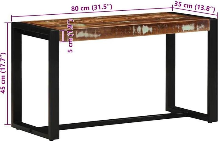 Produktbild vidaXL Bank (35 cm)