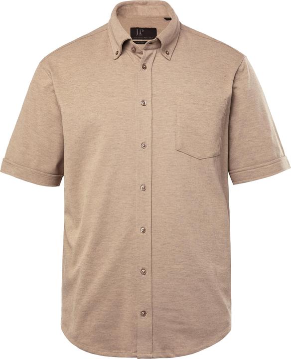 Produktbild JP1880 JP 1880 Piqué-Hemd, FLEXNAMIC®, Halbarm, Buttondown-Kragen, Modern Fit (XL)
