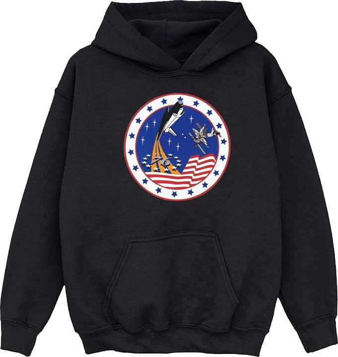 Immagine prodotto Nasa Classic Rocket 76 Felpa con Cappuccio Ragazzi (128)