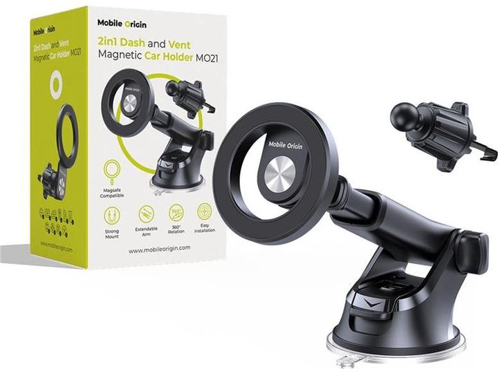 Mobile Origin 2in1 Dash and Vent Magnetic Car Holder MO21