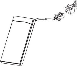 Actual product image Mitel Replacement battery for 6900 Bluetooth handset