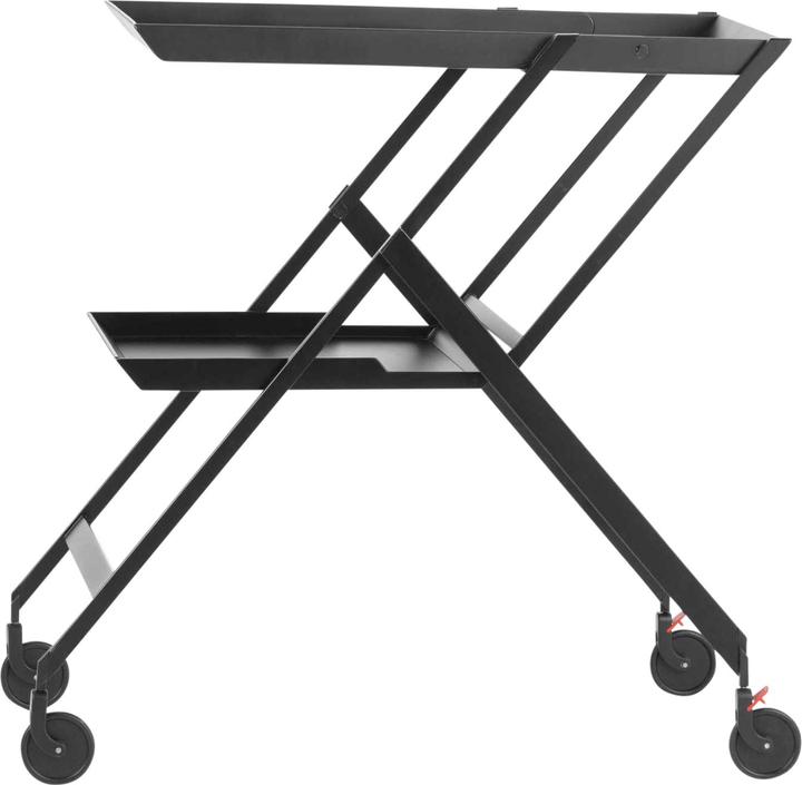 Produktbild Alessi Servierwagen klappbar schwarz