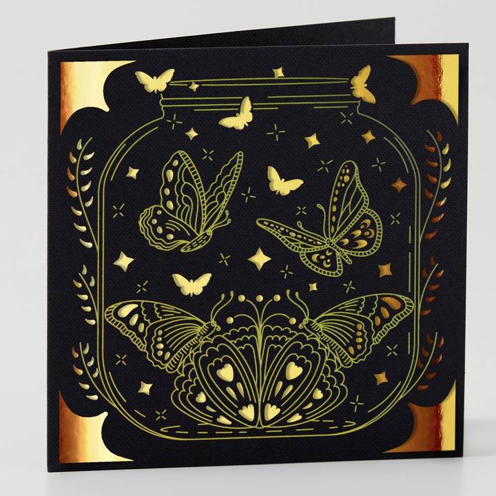 Actual product image Cricut Insert Cards FOIL Royal Flush R40 12,1cm x 16,8cm 12-pack (P)