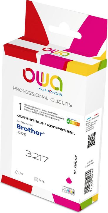 Actual product image Armor OWA OWA Ink comp. Brother LC3217M magenta (550 p.) (M)