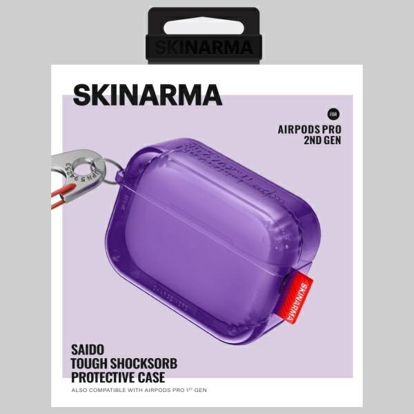 Image du produit Skinarma Etui Saido to AirPods Pro 2 purple (Sac pour écouteurs)