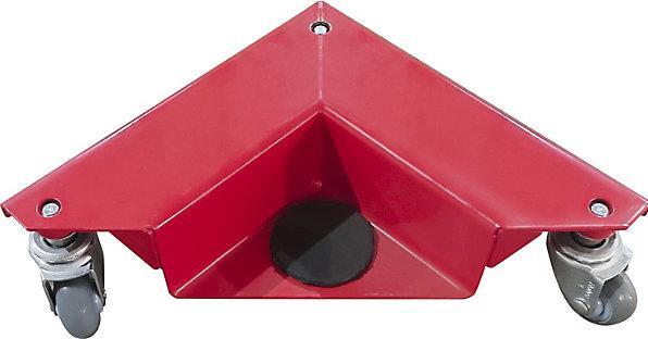 Image du produit kaiserkraft Rouleau de transport dans un coffret plastique pratique (150 kg)