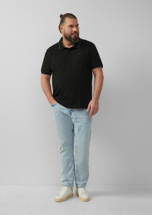Actual product image S.Oliver Polo-Shirt Sportives Piqué-Poloshirt mit Kontrast-Details (6XL)