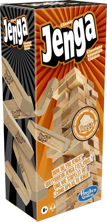 Actual product image Hasbro Gaming Jenga Classic (German, French, Italian)