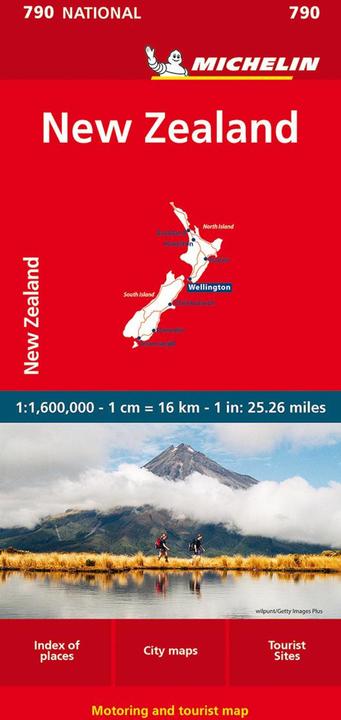 Michelin New Zealand Map 790
