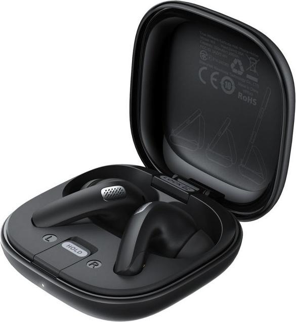 Acefast W4 TWS wireless in-ear headphones with phone stand function - Black (7 h, Wireless)