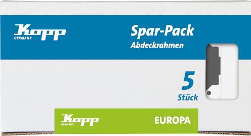 Produktbild Kopp 401913017 Schalterplatte & Steckdosenabdeckung