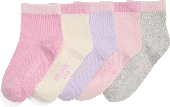 Image du produit Vertbaudet 5er-Pack zweifarbige Mädchen Socken BASIC (Pack de 5, 27, 30)