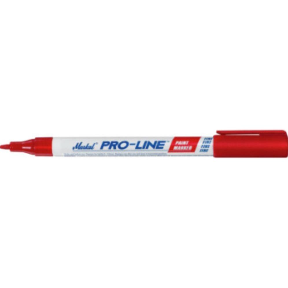 Markal, Evidenziatori, Marcatore A Vernice Fine Pro-Line, Colore Rosso (1X)