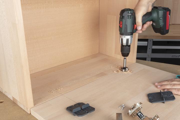 Actual product image wolfcraft 1 hinge hole set 35 mm (2.5 mm, 35 mm, 5 mm)